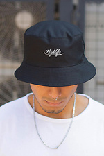 Men's Panama Hat With Print Highlife Black Without 8049917 photo №2
