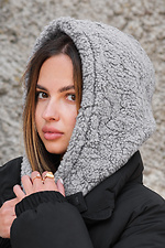Теплая шапка капюшон капор Теди на флисе Bonnet Without 8055918 фото №2