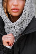 Теплая шапка капюшон капор Теди на флисе Bonnet Without 8055918 фото №4