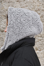 Теплая шапка капюшон капор Теди на флисе Bonnet Without 8055918 фото №6