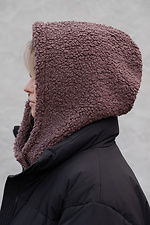 Тепла Шапка Капюшон Капор Теді На Флісі Bonnet Brown Woman Without 8055919 фото №4