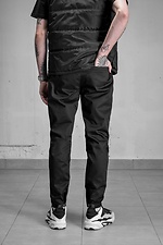 Черные мужские штаны джоггеры с рефлективом Without 8048923 фото №4