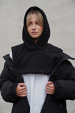 Тепла Шапка Капюшон Капор Теді На Флісі  Mathilda Black Woman Without 8055924 photo №2