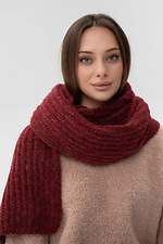 gestrickter bordeauxroter Damenschal Sewel 4038928 Foto №1