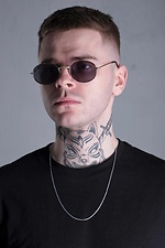 Sunglasses black round with metal frame Without 8048929 photo №8