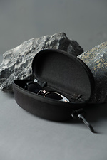 Sunglasses black round with metal frame Without 8048929 photo №10