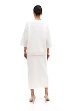 weißer Strickanzug für Damen Sewel 4038938 Foto №4