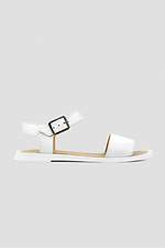 Open summer sandals in casual style with a flat sole  4205938 photo №2