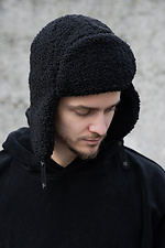 Чоловіча Теді Шапка Вушанка  Celebrity Black Without 8055939 photo №1