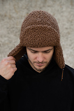 Чоловіча Теді Шапка Вушанка Celebrity Brown Without 8055943 фото №4