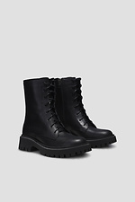 High demi-season boots made of genuine leather  4205944 photo №1