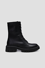 High demi-season boots made of genuine leather  4205944 photo №2