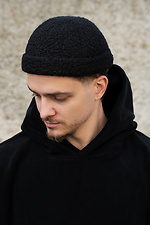 Чоловіча Хутряна Кепка Докер Теді Dax Black Without 8055945 фото №4