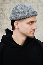 Чоловіча Хутряна Кепка Докер Теді Dax Gray Without 8055947 фото №4