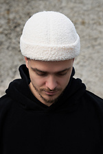 Чоловіча Хутряна Кепка Докер Теді  Dax Beige Without 8055949 photo №2