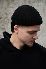 Чоловіча Хутряна Кепка Докер  Snake Black Without 8055951 photo №2