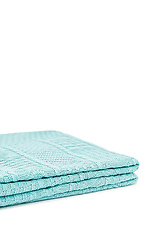 Вязаный двухсторонний плед, ментол Sewel 4038952 фото №2