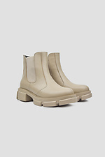 Winter-Chelsea-Stiefel mit Fell  4205953 Foto №1