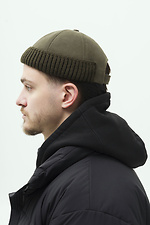 Чоловіча Хутряна Кепка Докер  Snake Khaki Without 8055955 photo №1