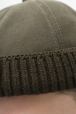 Чоловіча Хутряна Кепка Докер  Snake Khaki Without 8055955 photo №6