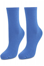 Hohe Socken aus blauer Baumwolle Marilyn 4023957 Foto №1