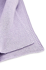 В'язаний плед бузкового кольору Sewel 4038957 фото №3