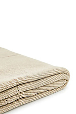 Beige knitted blanket Sewel 4038958 photo №2