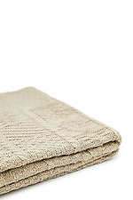 Beige knitted blanket Sewel 4038959 photo №2