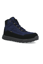 Теплые мембранные ботинки синего цвета в спортивном стиле Forester 4202963 фото №1