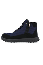 Теплые мембранные ботинки синего цвета в спортивном стиле Forester 4202963 фото №3