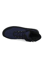 Теплые мембранные ботинки синего цвета в спортивном стиле Forester 4202963 фото №5