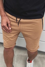 Beige cotton knee-length shorts with drawstrings GRUF 8042964 photo №1