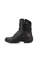 Czarne skórzane buty z membraną Forester 4202967 zdjęcie №2