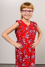 Дитяча штапельна сукня з рюшами Garne 3035968 фото №4