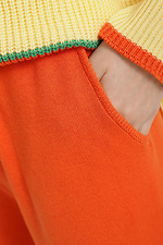 Жіночі в'язані штани гірчичного кольору Sewel 4038972 фото №3