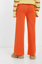 Жіночі в'язані штани гірчичного кольору Sewel 4038972 фото №4