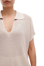 Gestrickter Damenpullover in Braun Sewel 4038973 Foto №5