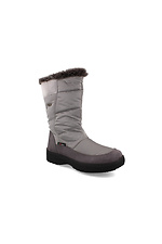 Сірі зимові чоботи дутики з хутряною обробкою Forester 4202973 фото №7