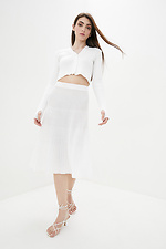 Gestrickter Damenrock in Zitronenfarbe Sewel 4038974 Foto №2