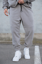 Чоловічі Теплі Флісові Спортивні Штани Джогери Port Gray Without 8055976 Foto №2