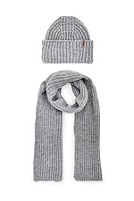 Knitted warm set for the winter: hat, scarf  4037977 photo №3