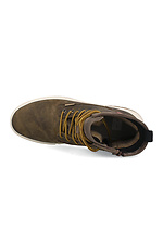 Зимові шкіряні черевики мембранні на шнурках Forester 4202977 фото №5