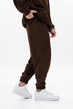 Чоловічі Теплі Флісові Спортивні Штани Джогери Port Brown Without 8055978 фото №4