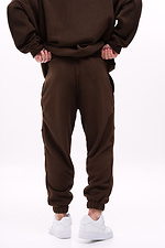 Чоловічі Теплі Флісові Спортивні Штани Джогери Port Brown Without 8055978 фото №5