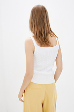 Weißes Strick-Tanktop Sewel 4038979 Foto №2