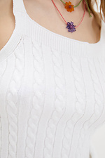 Вязана майка білого кольору Sewel 4038979 фото №3