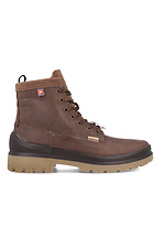 Membrane winter leather boots with laces Forester 4202979 photo №3