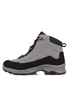 Теплые мембранные ботинки серого цвета в спортивном стиле Forester 4202981 фото №2