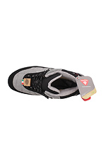 Теплые мембранные ботинки серого цвета в спортивном стиле Forester 4202981 фото №5
