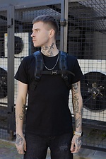 Leather Backpack Rolltop 1702 Without 8048981 photo №7